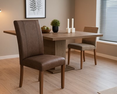 Biella étkezőszék dió / barna