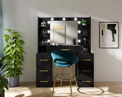 Broadway fésülködőasztal fekete