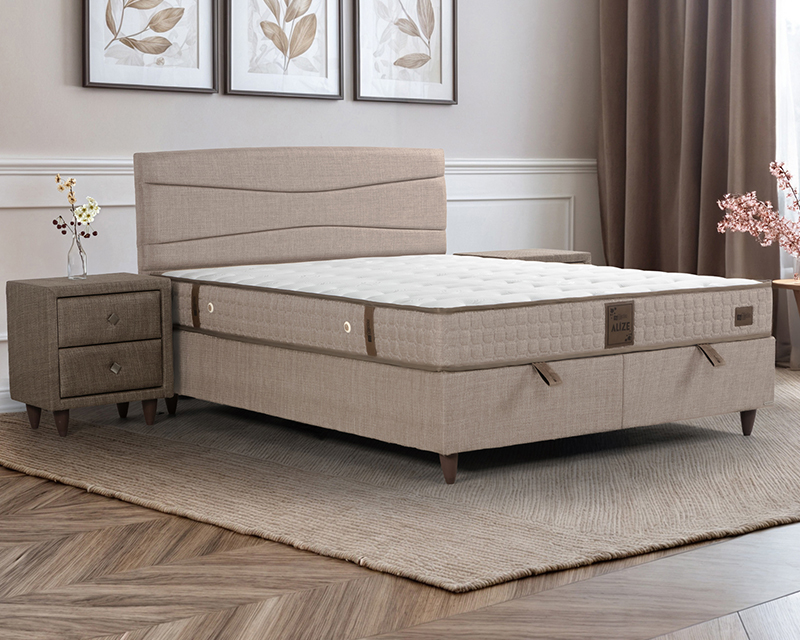 Alize boxspring ágy 120 krém Alize boxspring ágy 120 krém
