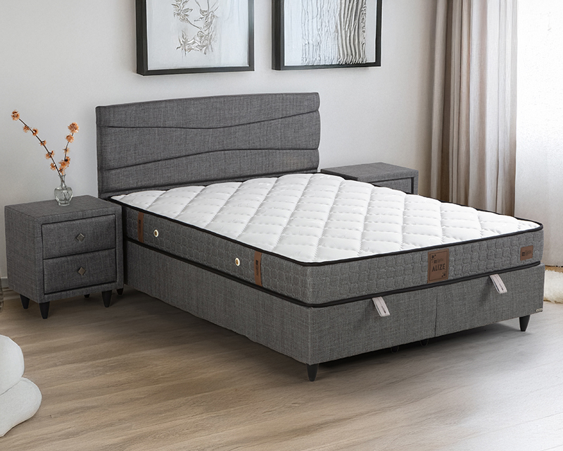 Alize boxspring ágy 160 szürke