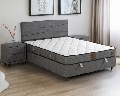 Alize boxspring ágy 180 szürke