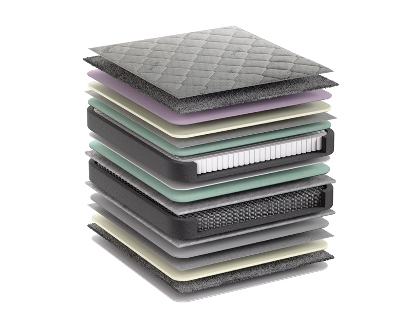 Genova boxspring ágy 160 antracit