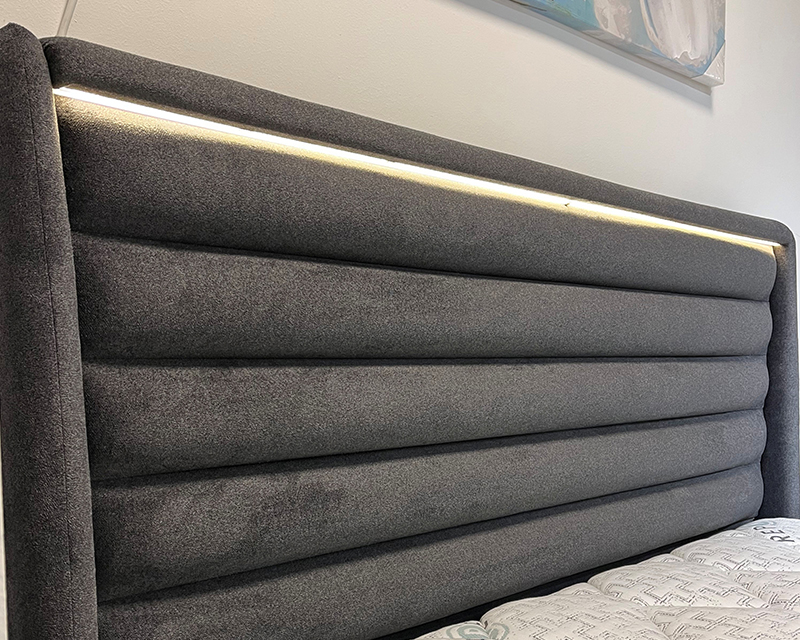 Genova boxspring ágy 160 antracit