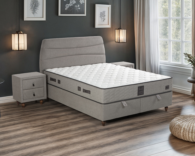 Graffite boxspring ágy 140