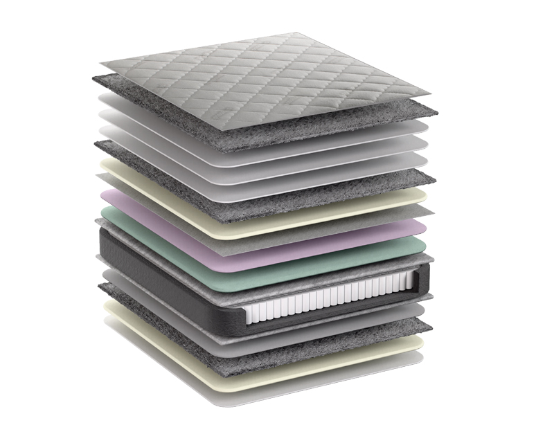 Hermes boxspring ágy 120 antracit