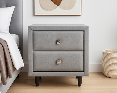 Flora éjjeliszekrény szürke