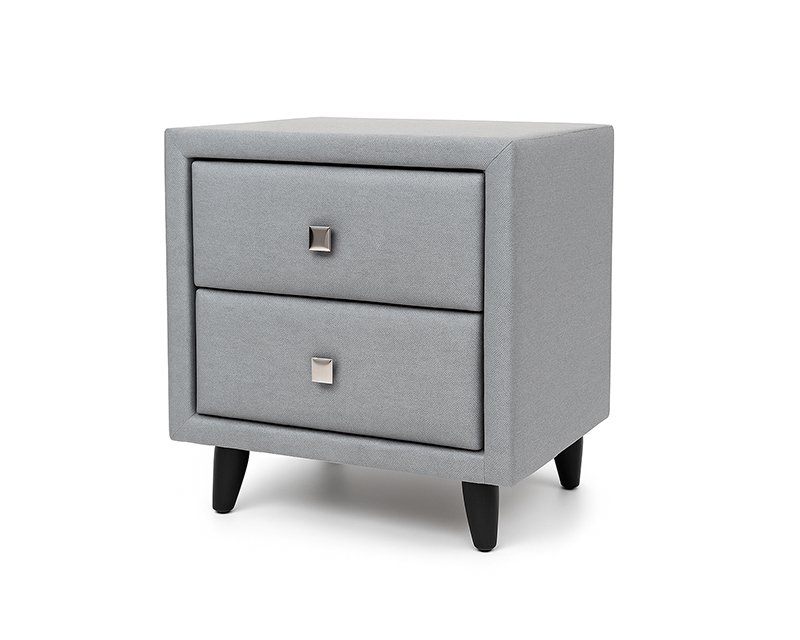 Flora éjjeliszekrény szürke