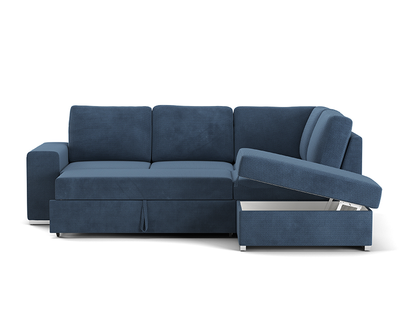 Giovanni sarokgarnitúra balos kék