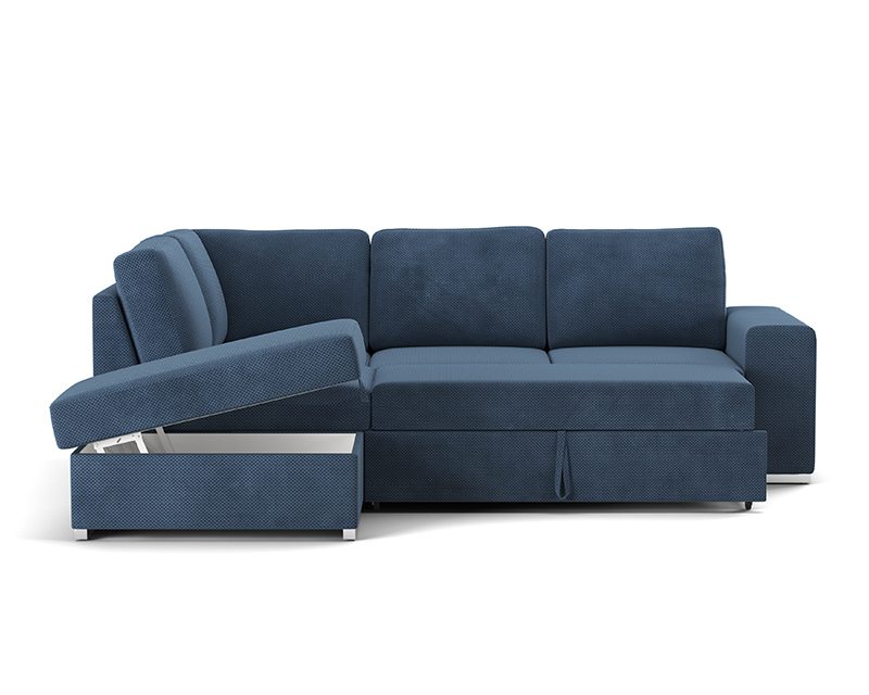 Giovanni sarokgarnitúra jobbos kék