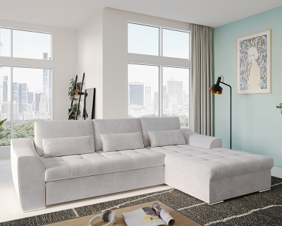 Owen sarokgarnitúra balos szürke