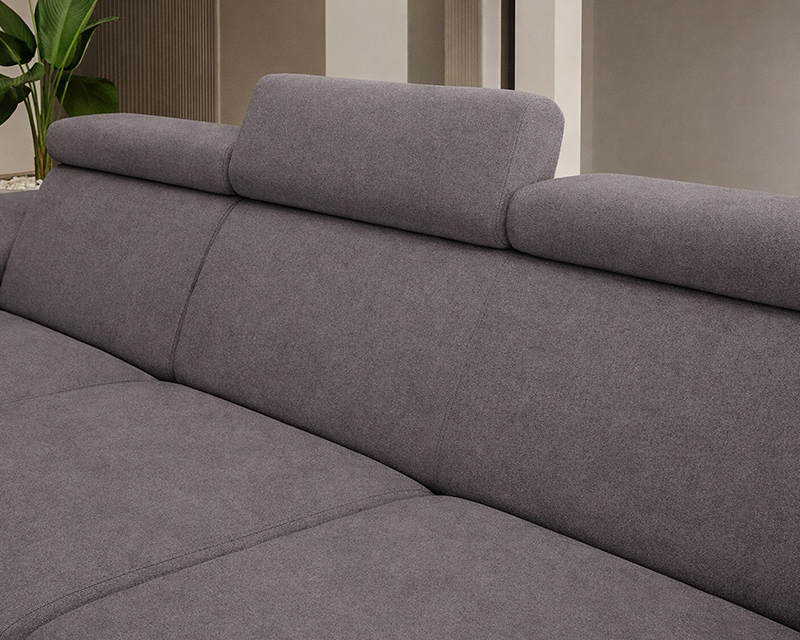 Dolce sarokgarnitúra jobbos sötét szürke