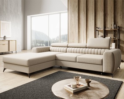 Piazzo sarokgarnitúra jobbos beige