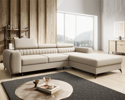 Piazzo sarokgarnitúra balos beige