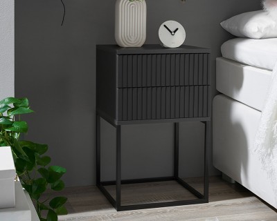 Mary éjjeliszekrény 2 fiókos grafit