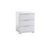 Smile éjjeliszekrény 3 fiókos fehér