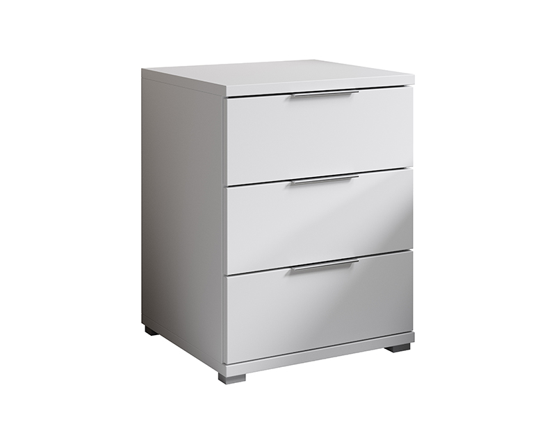 Smile éjjeliszekrény 3 fiókos fehér