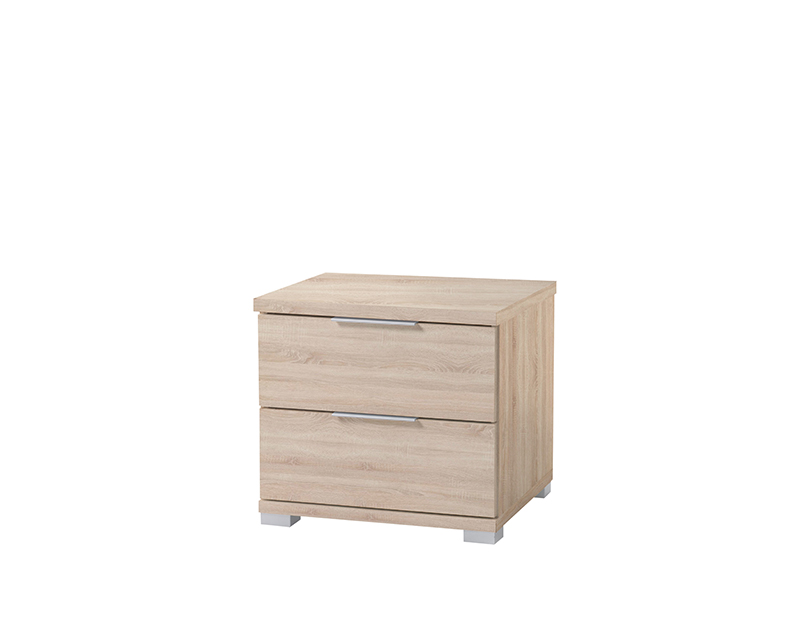 Smile éjjeliszekrény 2 fiókos sonoma tölgy
