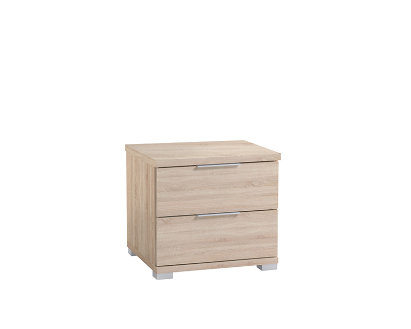Smile éjjeliszekrény 2 fiókos sonoma tölgy