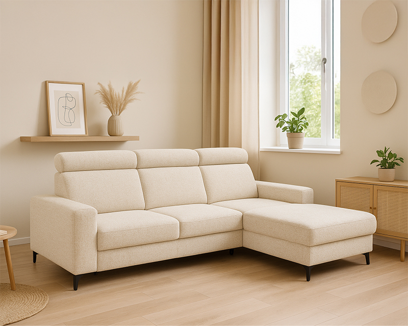 Noche sarokgarnitúra balos beige