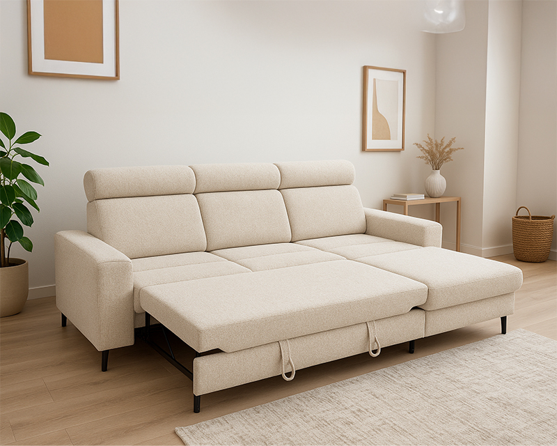 Noche sarokgarnitúra balos beige