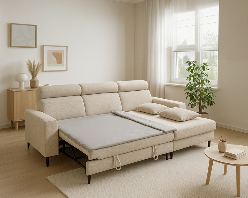 Noche sarokgarnitúra balos beige