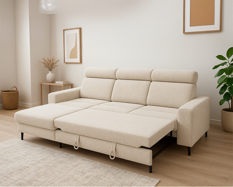 Noche sarokgarnitúra jobbos beige