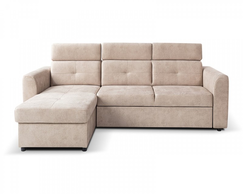 Novo sarokgarnitúra világos barna