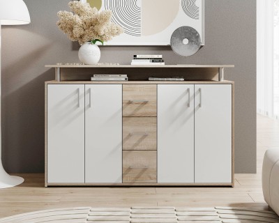 Drift komód sonoma/fehér