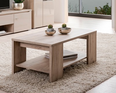 Union dohányzóasztal szürke tölgy