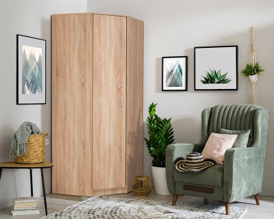 Barcelona sarokszekrény sonoma