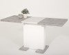 British étkezőasztal fehér/beton