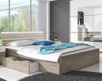 Kendy 180-as ágykeret v sanremo / fehér