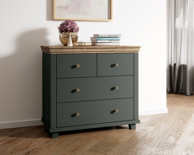 Caprice 4F komód zöld