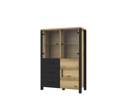 Penthouse vitrines komód 3A3F natúr tölgy