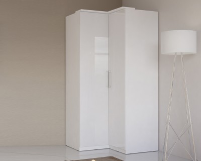 Future akasztós sarokszekrény fehér