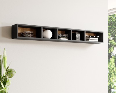 Sevilla falipolc anthrazit/grandson tölgy