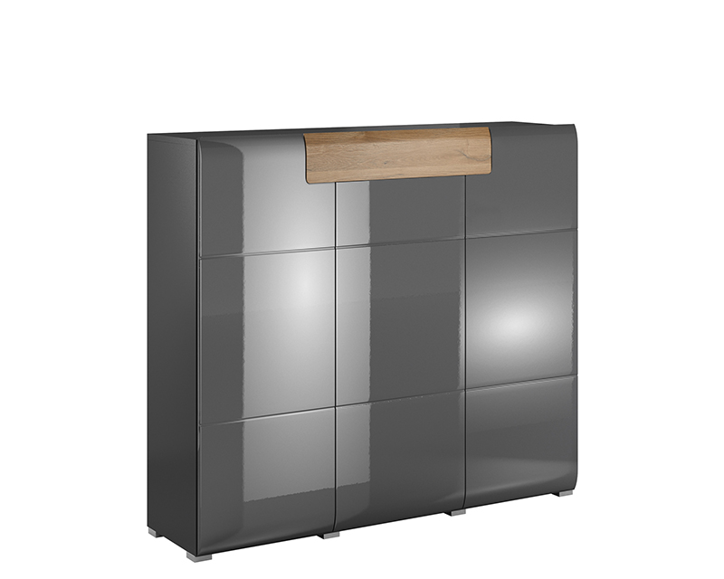 Sevilla 3A1F magas komód anthrazit/grandson tölgy Sevilla 3A1F magas komód anthrazit/grandson tölgy