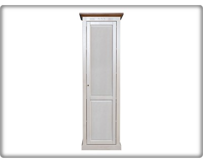 Castello 1A akasztós szekrény jobbos fehér/dió