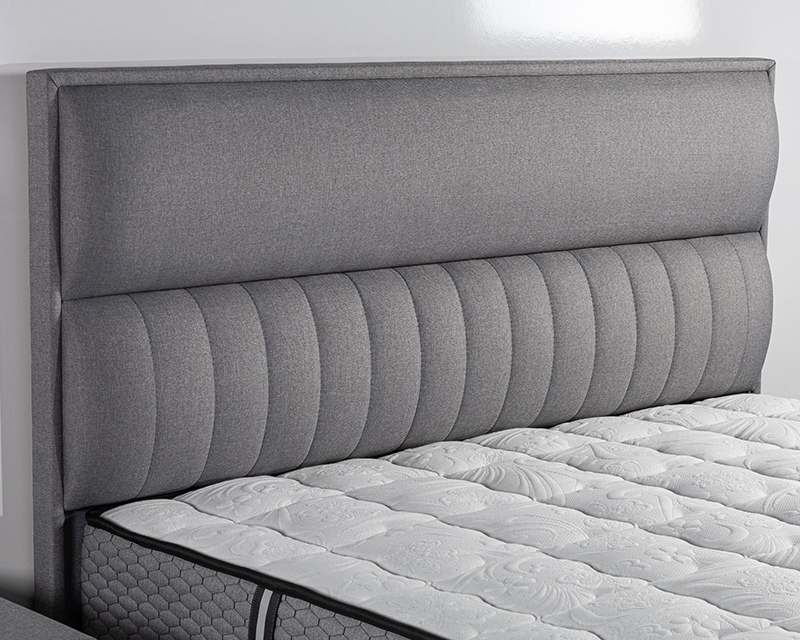 Flora boxspring ágy 140x200 v. szürke