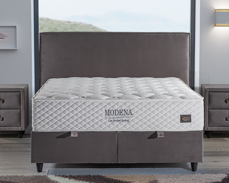 Modena boxspring ágy 180x200 szürke