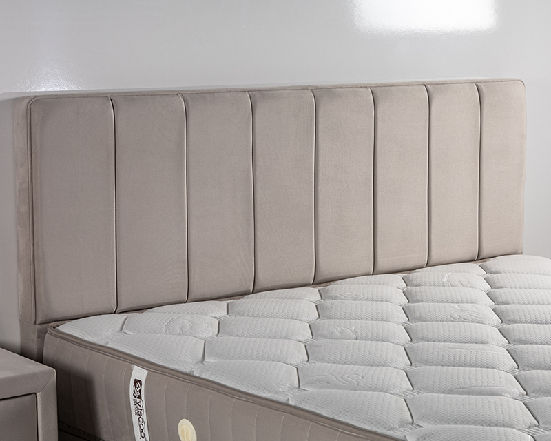 Olivia boxspring ágy 140x200 bézs