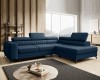 Azzuro sarokgarnitúra balos s. kék