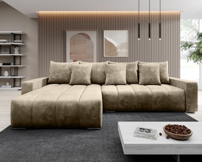 Montebello sarokgarnitúra taupe