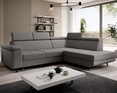 Martiello sarokgarnitúra balos szürke