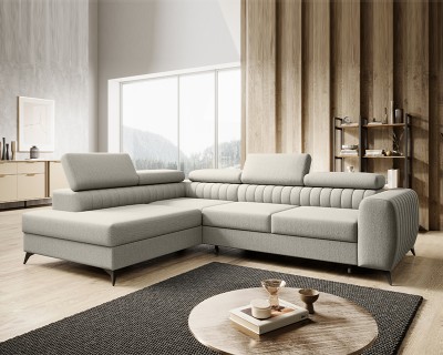 Azzuro sarokgarnitúra jobbos cream