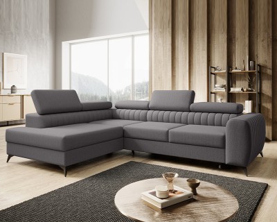 Azzuro sarokgarnitúra jobbos s szürke