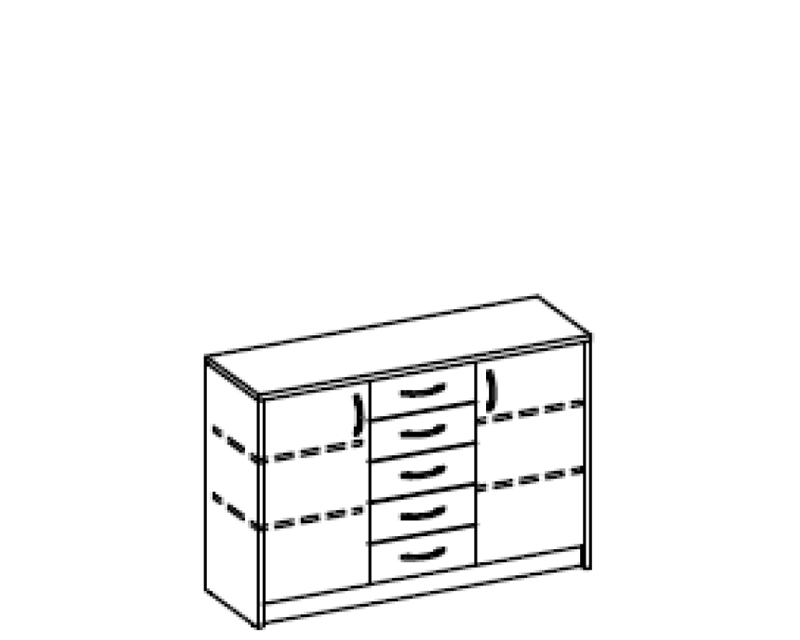 Optimal 7 komód sonoma