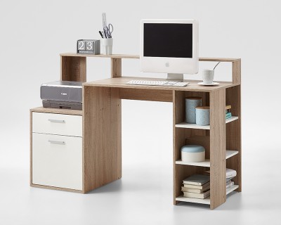 Bolton íróasztal sonoma/fehér