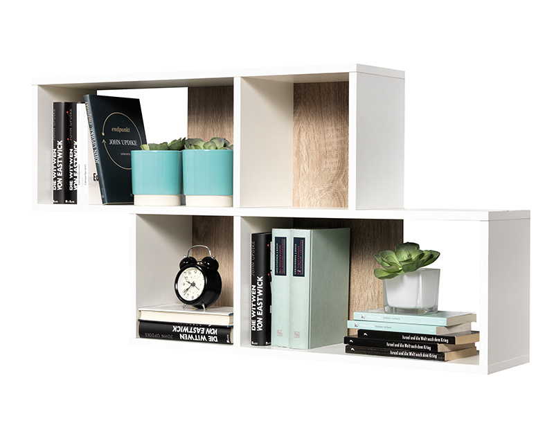 Nora fali polc fehér/sonoma